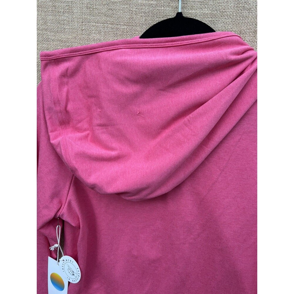 New Vuori Women's Halo Mini Full Zip Hoodie Pink Heather Sz L - Picture 8 of 13